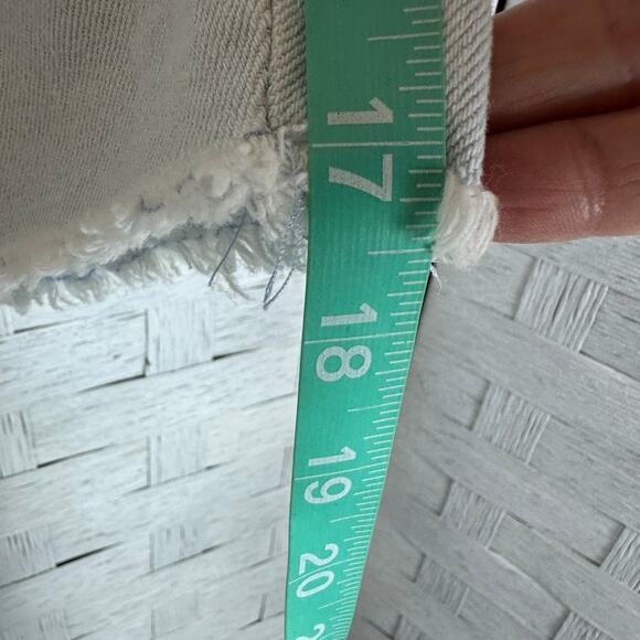 Ava & Viv Womens Shorts Cutoff high rise Midi Light Wash Pockets Western Plus Sz - Picture 8 of 13